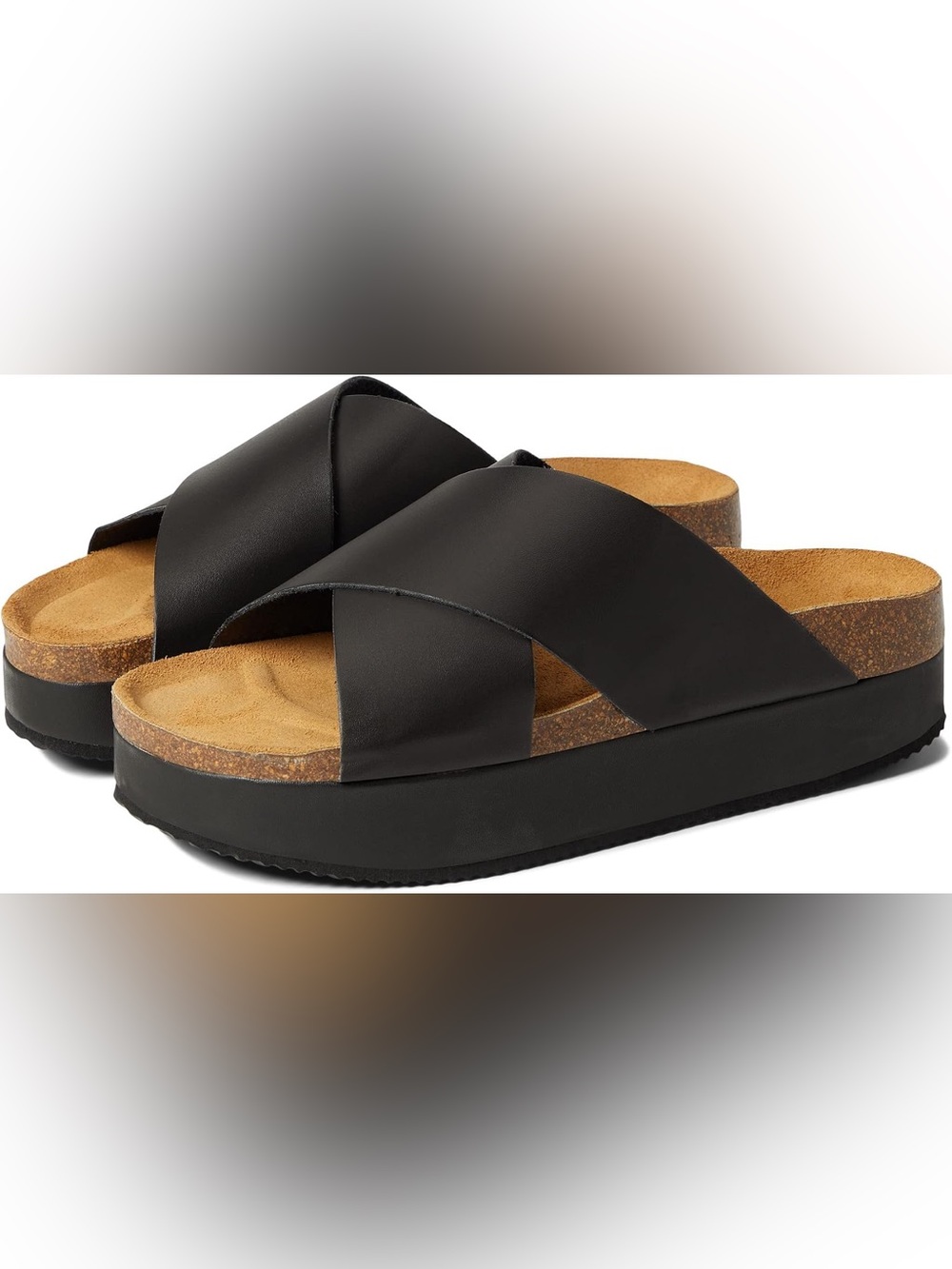 Free People Sidelines Flatform Sandals In Black